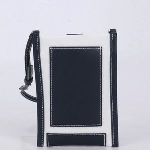 NWT Zara Linen Navy Crossbody Phone & Card Carrier